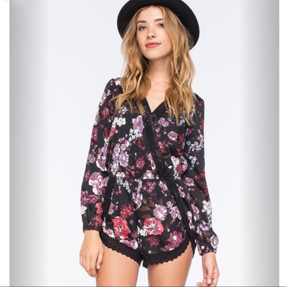 Nordstrom (Band of Gypsies) Floral Romper